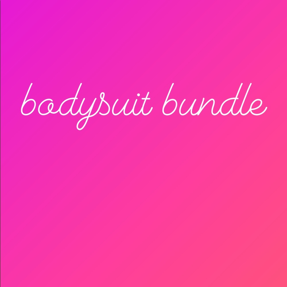 3 piece mystery box of bodysuits small or medium